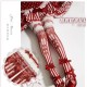 Red Maria Sweetheart Popcorn Tights